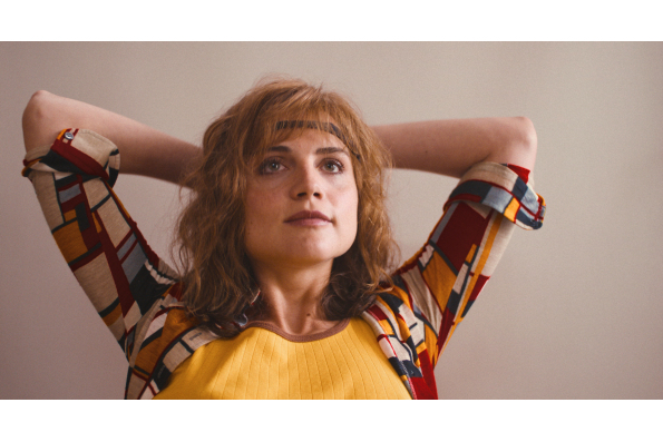 Mala Emde as Vera Brandes in Köln 75, a film by Ido Fluk. A Zeitegist Films release in association with Kino Lorber.