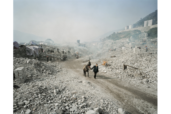 Photo title: "Three Gorges Dam Project, Feg Jie #5" Three Gorges Dam Project, Yangtze River, China Photo: Edward Burtynsky