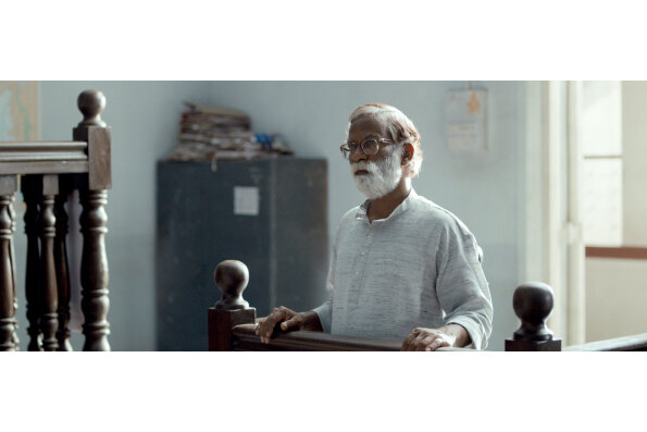 Vira Sathidar as Narayan Kamble in COURT. A film by Chaitanya Tamhane. A Zeitgeist Films release.