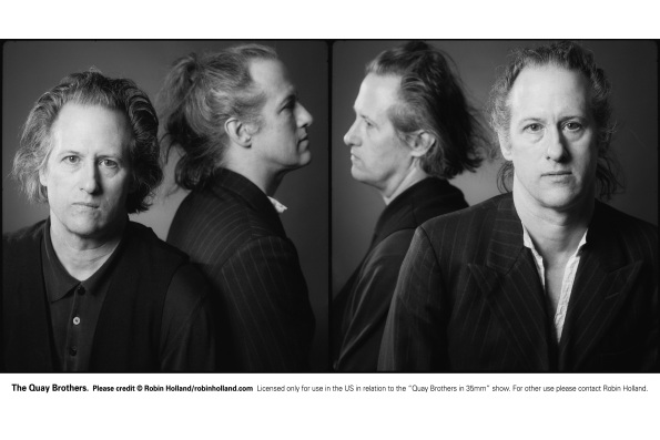 The Quay Brothers. Please credit © Robin Holland/robinholland.com Licensed only for use in the US in relation to the “Quay Brothers in 35mm” show. For other use please contact Robin Holland. 