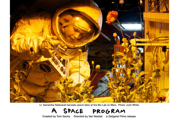 Lt. Samantha Ratanarat harvests opium latex at the Bio Lab on Mars. Photo: Josh White.