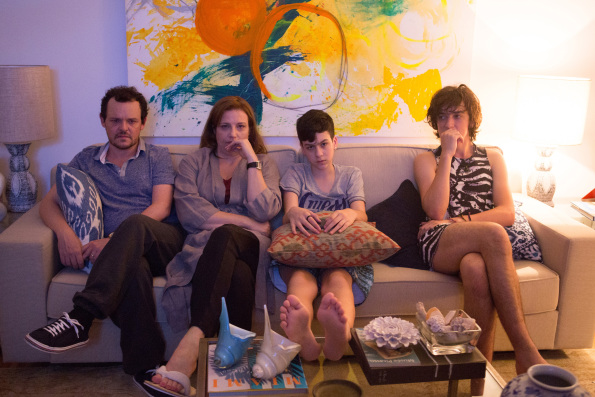 From l. to r.: Matheus Nachtergaele, Dani Nefusi, Daniel Botelho and Naomi Nero in DON’T CALL ME SON, a film by Anna Muylaert. A Zeitgeist Films release. Photo: Aline Arruda.