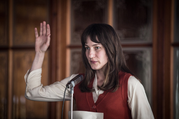 A scene from THE DIVINE ORDER. A film by Petra Volpe. A Zeitgeist Films release in association with Kino Lorber.