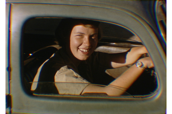 Anne Innis Dagg aged 23. As seen in The Woman Who Loves Giraffes, a film by Alison Reid.