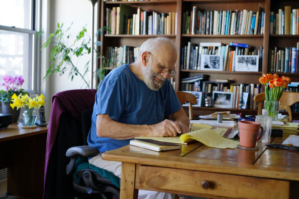 Oliver Sacks. Photo by Bill Hayes.